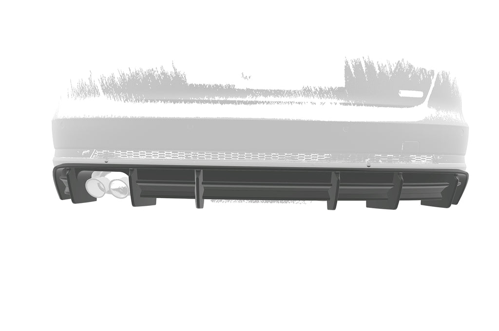 CSR Diffusor | Heckansatz mit ABE für Audi A4 B9 (Typ 8W) HA469-G Glossy schwarz Hochglanz (keine Lackierung erforderlich)