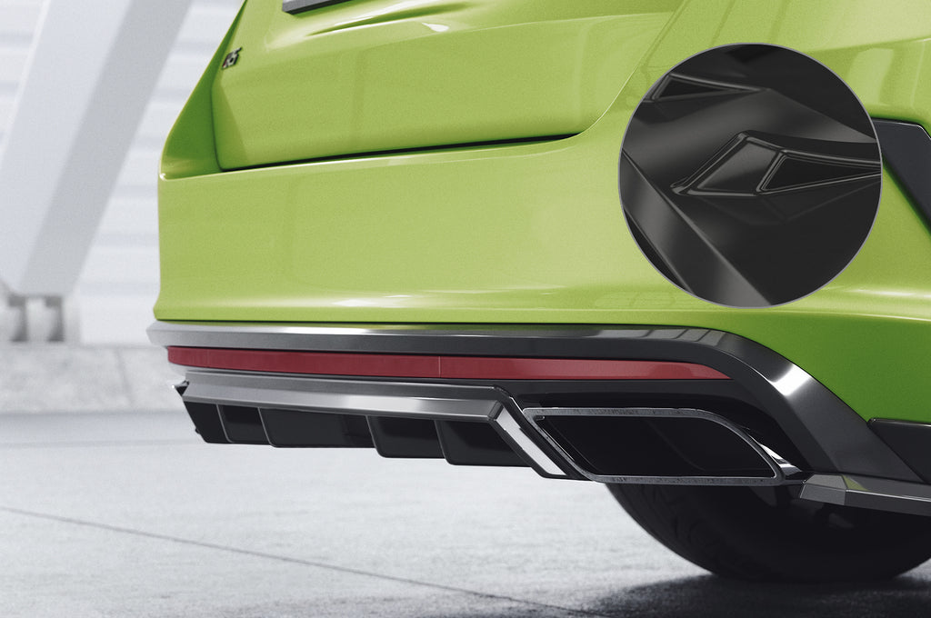 CSR Diffusor | Heckansatz mit ABE für Skoda Octavia 4 RS und RS Plus HA476-G Glossy schwarz Hochglanz (keine Lackierung erforderlich)