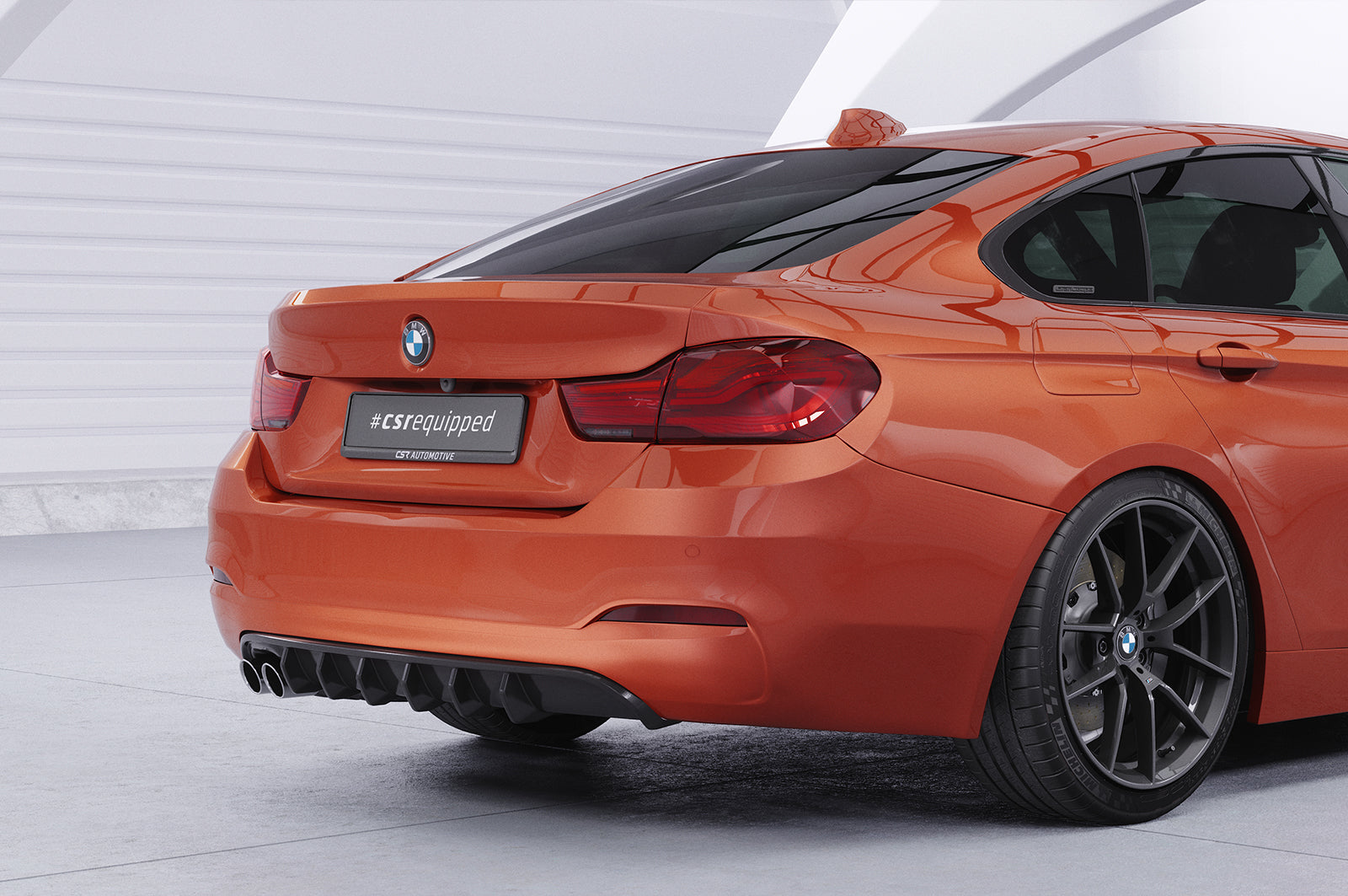 CSR Diffusor | Heckansatz mit ABE für BMW 4er (F36) Grand Coupe HA479