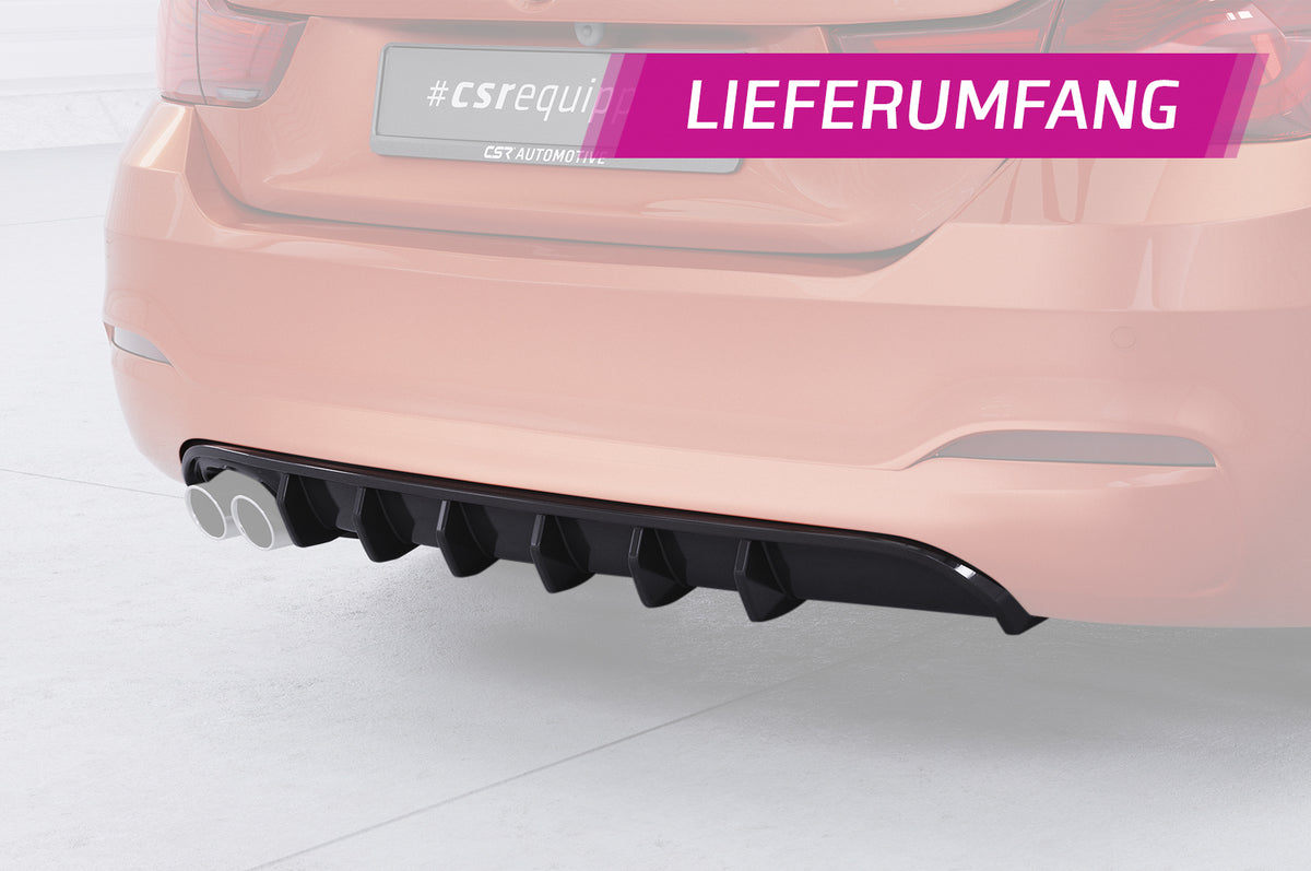 CSR Diffusor | Heckansatz mit ABE für BMW 4er (F36) Grand Coupe HA479