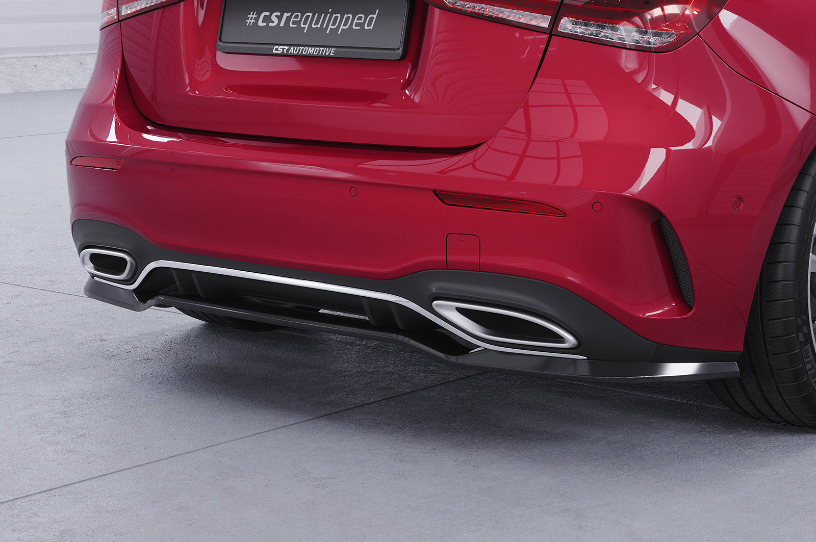 CSR Diffusor | Heckansatz mit ABE für Mercedes-Benz A-Klasse (W177) AMG-Line HA483