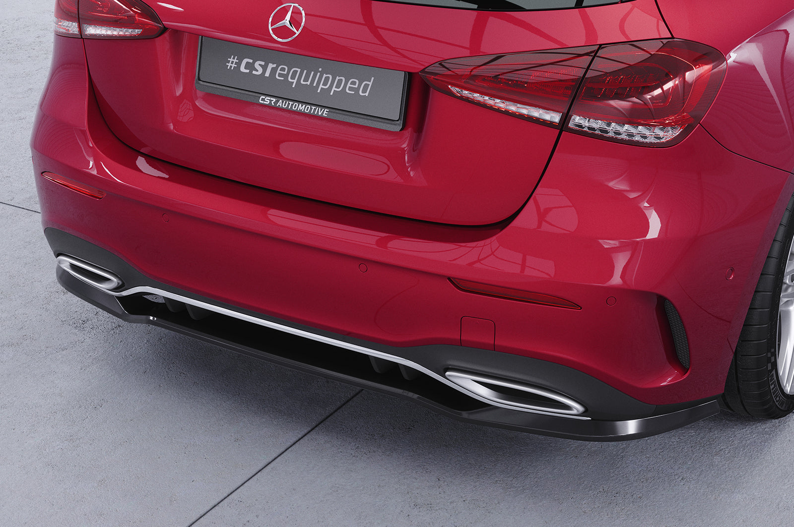 CSR Diffusor | Heckansatz mit ABE für Mercedes-Benz A-Klasse (W177) AMG-Line HA483