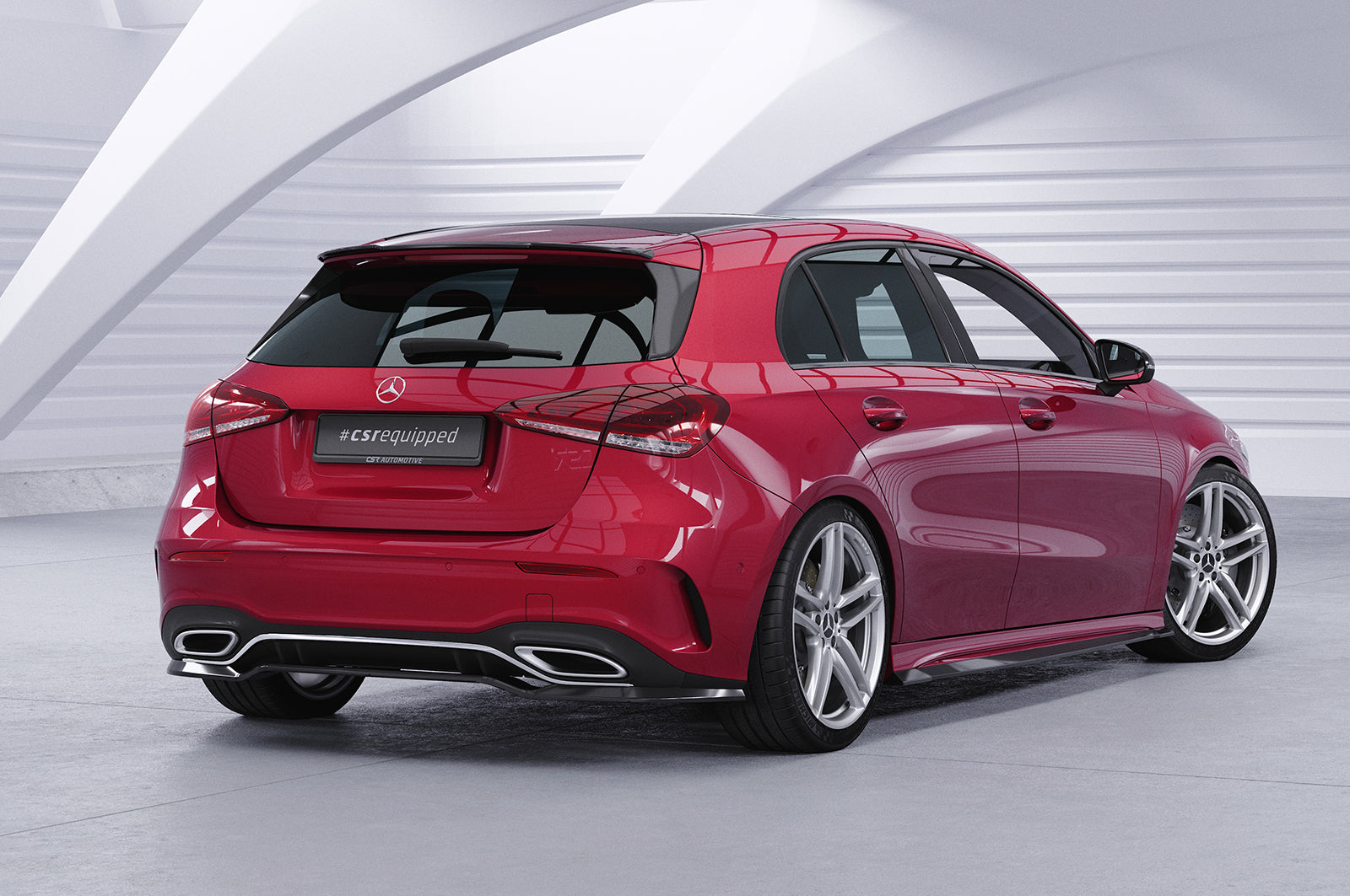 CSR Diffusor | Heckansatz mit ABE für Mercedes-Benz A-Klasse (W177) AMG-Line HA483