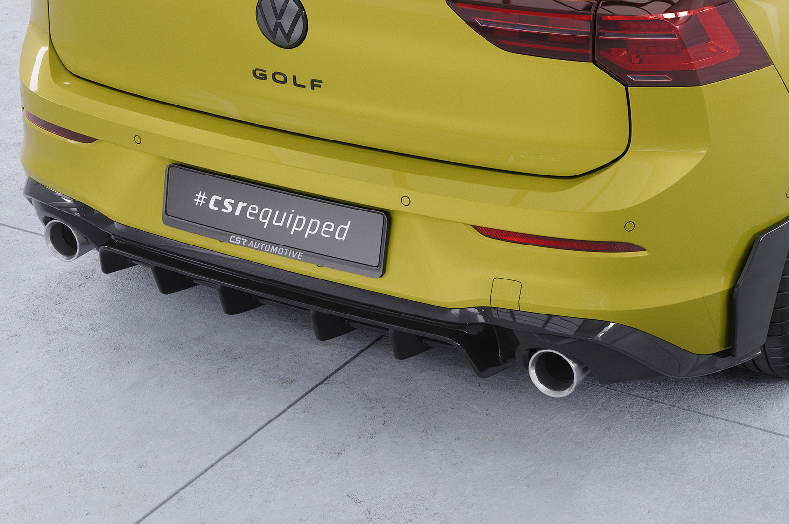 CSR Diffusor | Heckansatz mit ABE für VW Golf 8  GTI HA484