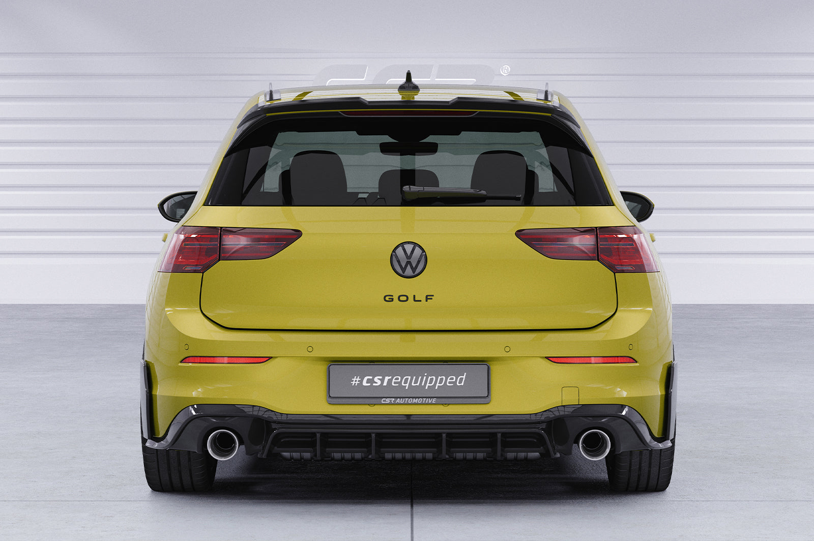 CSR Diffusor | Heckansatz mit ABE für VW Golf 8  GTI HA484