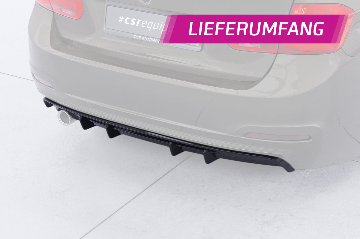 CSR Diffusor | Heckansatz mit ABE für BMW 3er F30 Limousine HA485