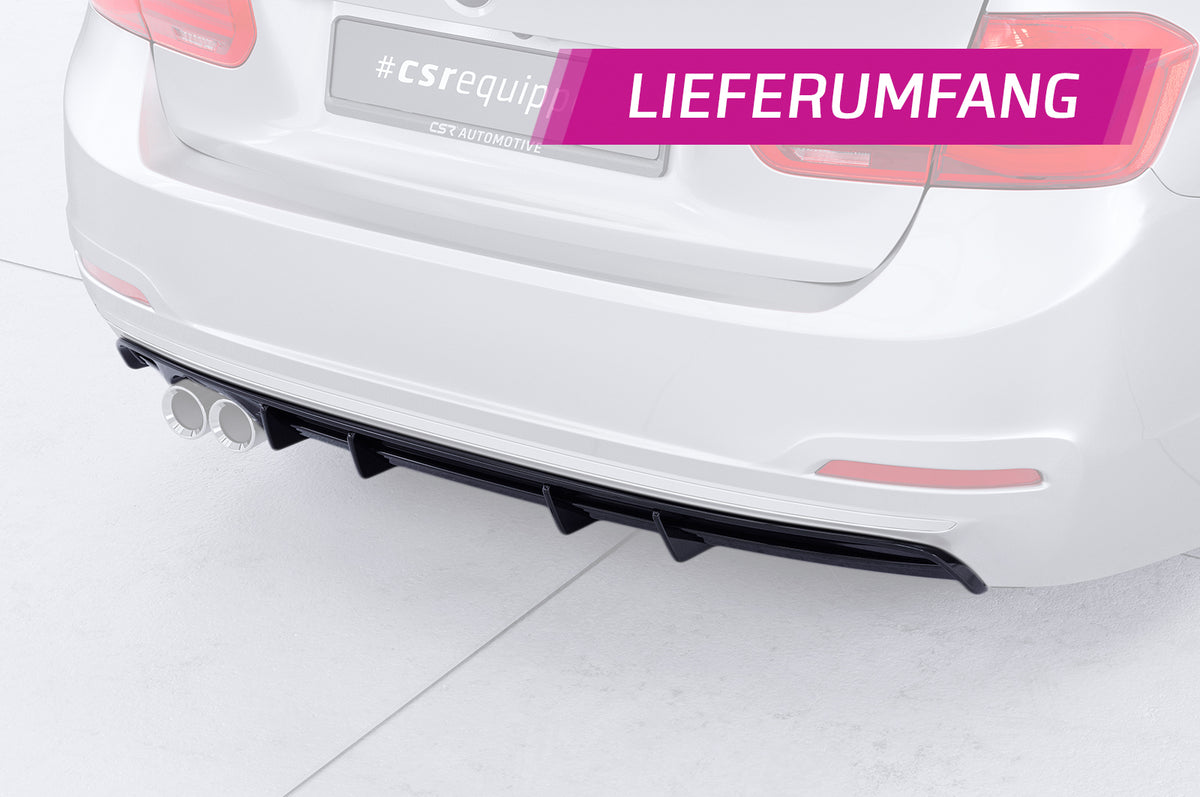 CSR Diffusor | Heckansatz mit ABE für BMW 3er F30 Limousine HA491