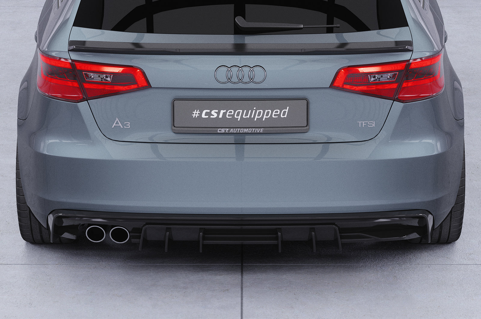 CSR Diffusor | Heckansatz mit ABE für Audi A3 8V HA493
