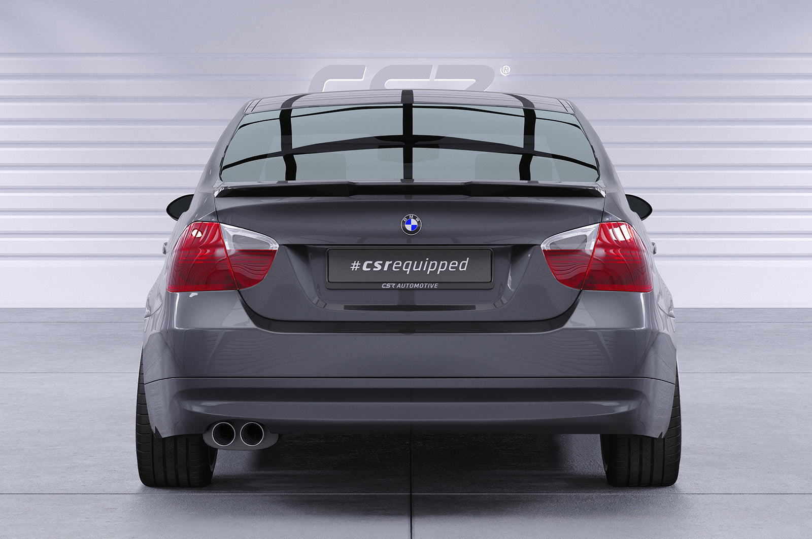 CSR Heckspoiler | Heckflügel mit ABE für BMW 3er E90 HF005-L Unlackiert roh (Lackierung erforderlich)