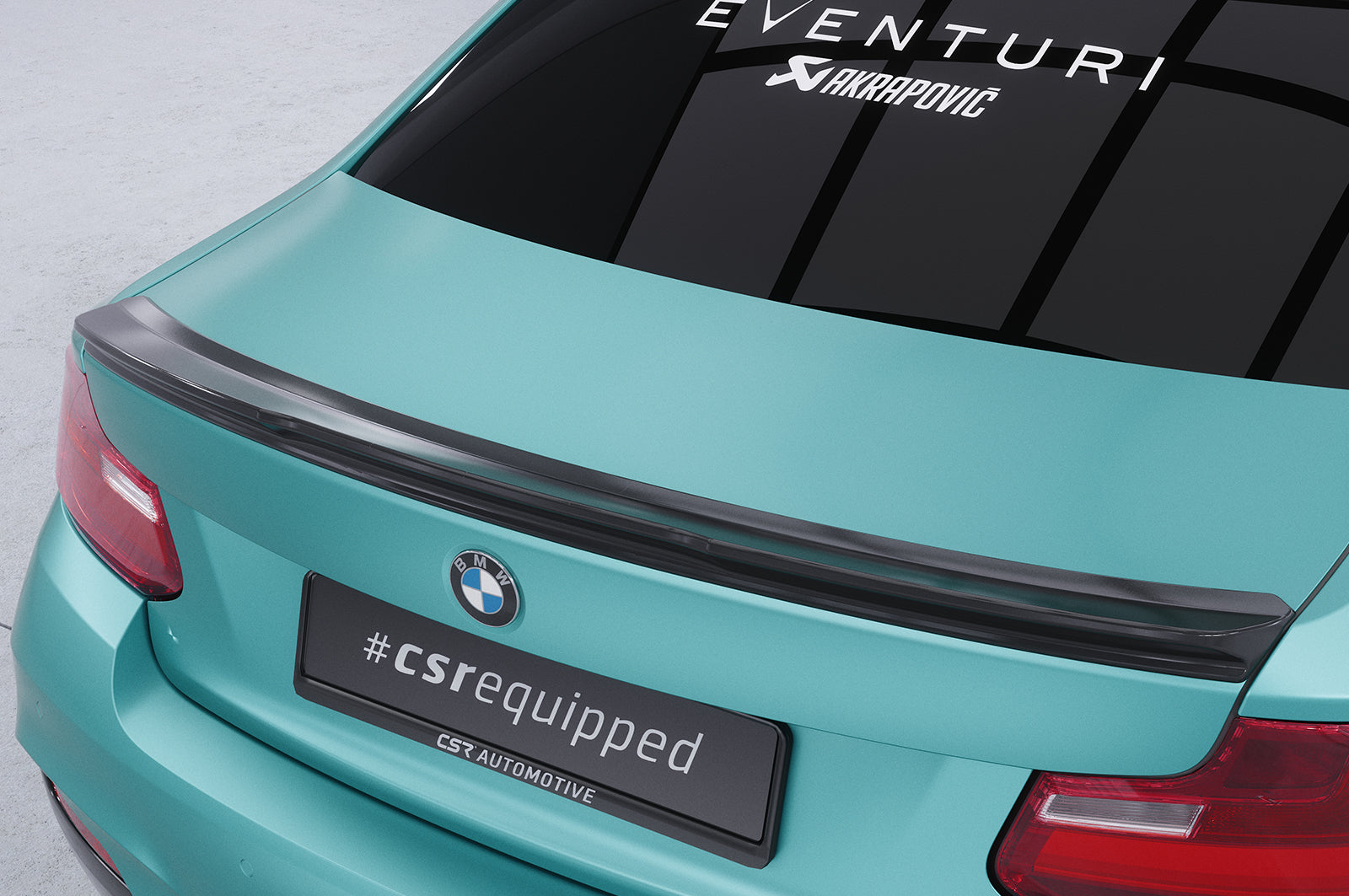 CSR Heckspoiler | Heckflügel mit ABE für BMW 2er F22 HF006-C Carbon Look Hochglanz (keine Lackierung erforderlich)