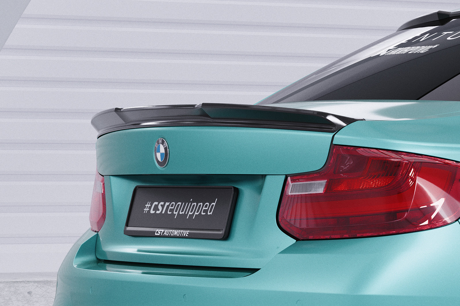 CSR Heckspoiler | Heckflügel mit ABE für BMW 2er F22 HF006-S Strukturiert schwarz matt (keine Lackierung erforderlich)