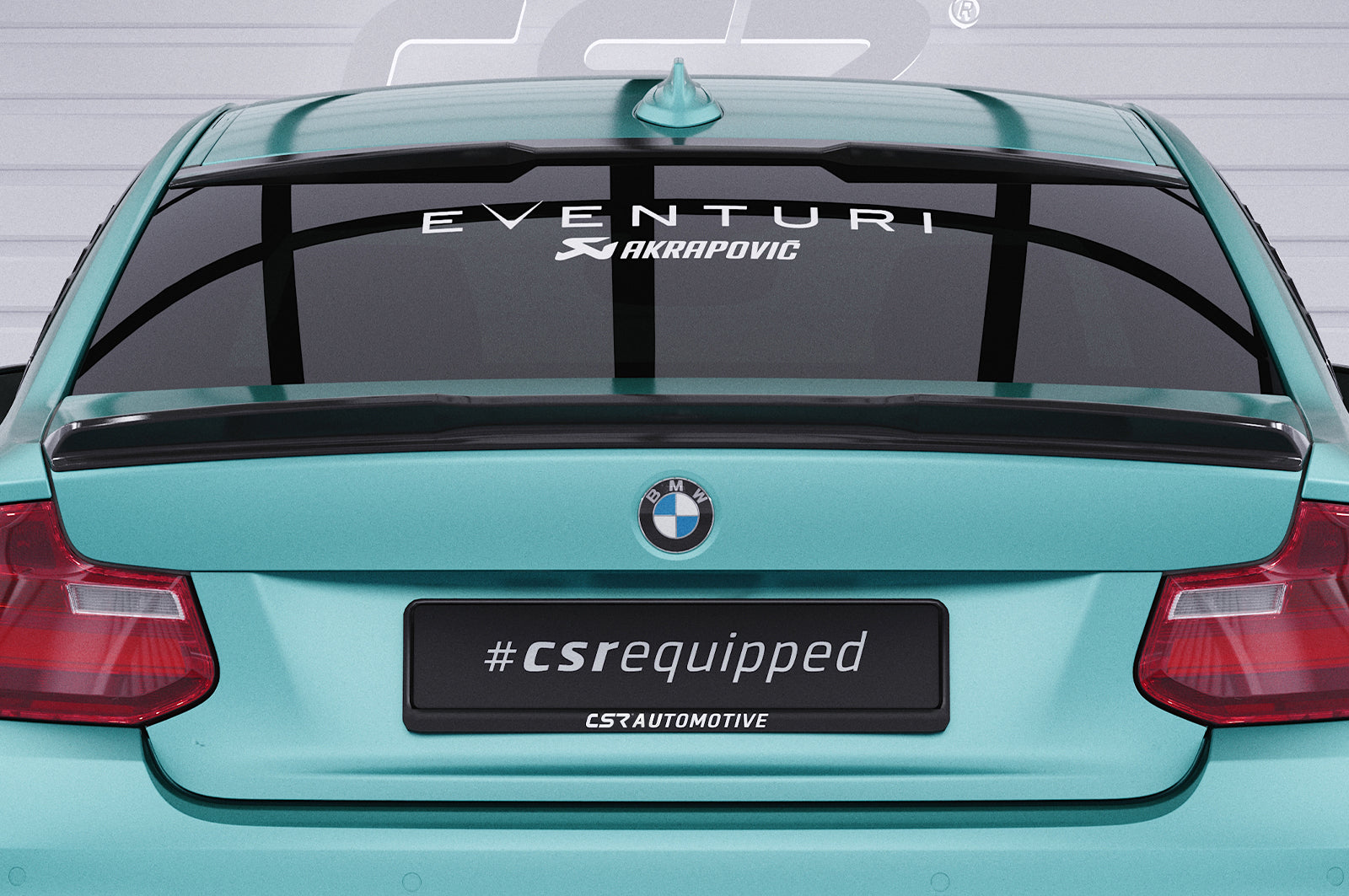 CSR Heckspoiler | Heckflügel mit ABE für BMW 2er F22 HF006-S Strukturiert schwarz matt (keine Lackierung erforderlich)