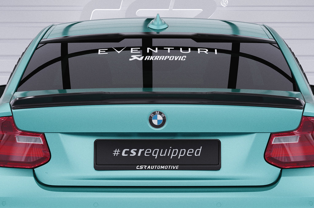 CSR Heckspoiler | Heckflügel mit ABE für BMW 2er F22 HF006-L Unlackiert roh (Lackierung erforderlich)