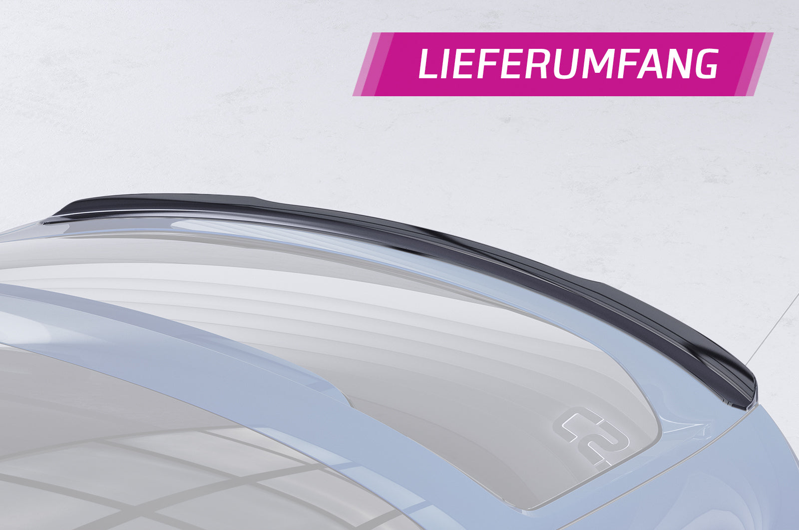 CSR Heckspoiler | Heckflügel mit ABE für Mercedes-Benz GLE (C167) Coupe HF008-L Unlackiert roh (Lackierung erforderlich)