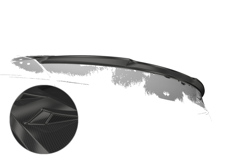 CSR Heckspoiler | Heckflügel mit ABE für Mercedes-Benz GLC (C253) Coupe HF009-C Carbon Look Hochglanz (keine Lackierung erforderlich)