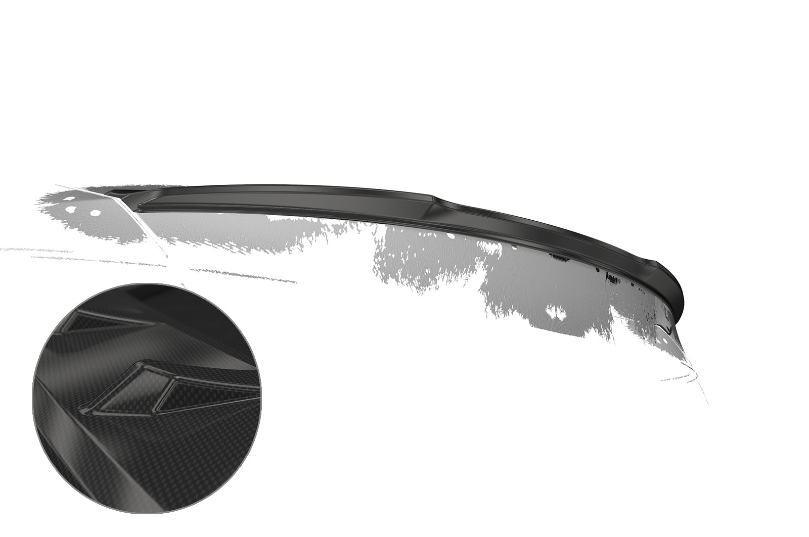 CSR Heckspoiler | Heckflügel mit ABE für Mercedes-Benz GLC (C253) Coupe HF009-C Carbon Look Hochglanz (keine Lackierung erforderlich)