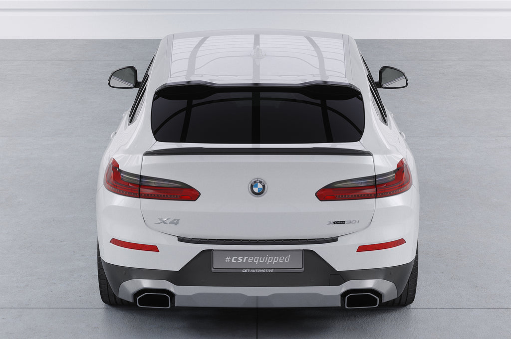 CSR Heckspoiler | Heckflügel mit ABE für BMW X4 G02 HF011-G Glossy schwarz Hochglanz (keine Lackierung erforderlich)