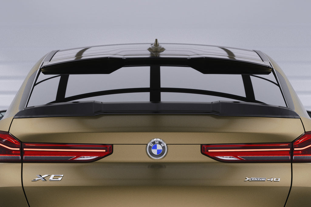 CSR Heckspoiler | Heckflügel mit ABE für BMW X6 (G06) HF012-S Strukturiert schwarz matt (keine Lackierung erforderlich)