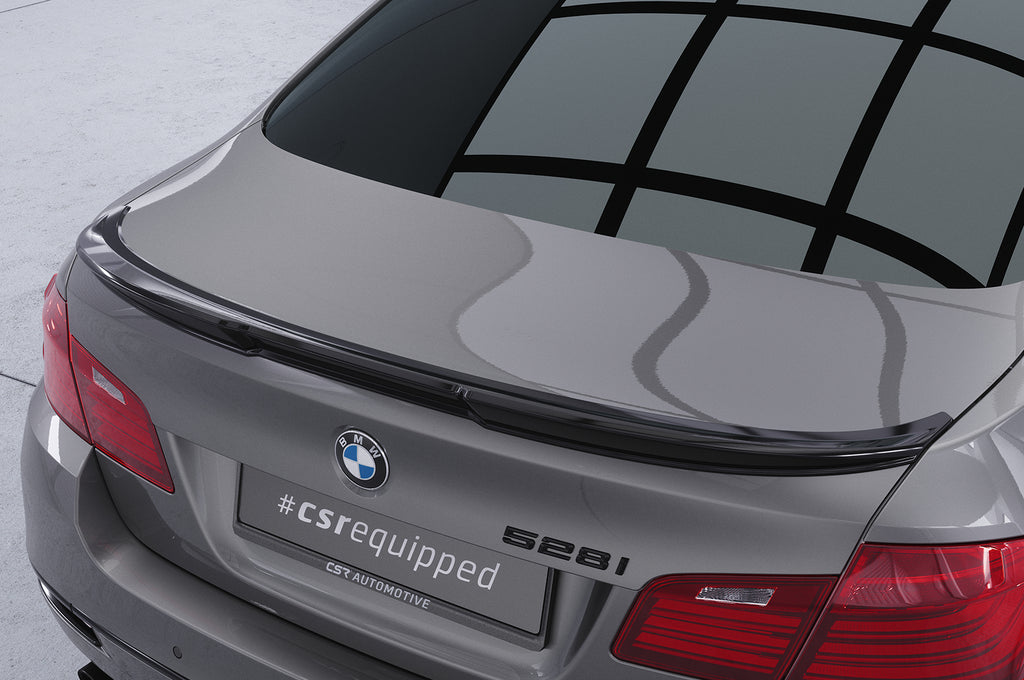 CSR Heckspoiler | Heckflügel mit ABE für BMW 5er F10 Limousine HF013-G Glossy schwarz Hochglanz (keine Lackierung erforderlich)
