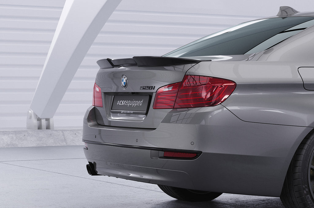 CSR Heckspoiler | Heckflügel mit ABE für BMW 5er F10 Limousine HF013-L Unlackiert roh (Lackierung erforderlich)