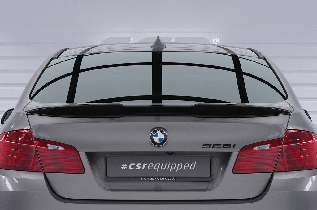 CSR Heckspoiler | Heckflügel mit ABE für BMW 5er F10 Limousine HF013-L Unlackiert roh (Lackierung erforderlich)