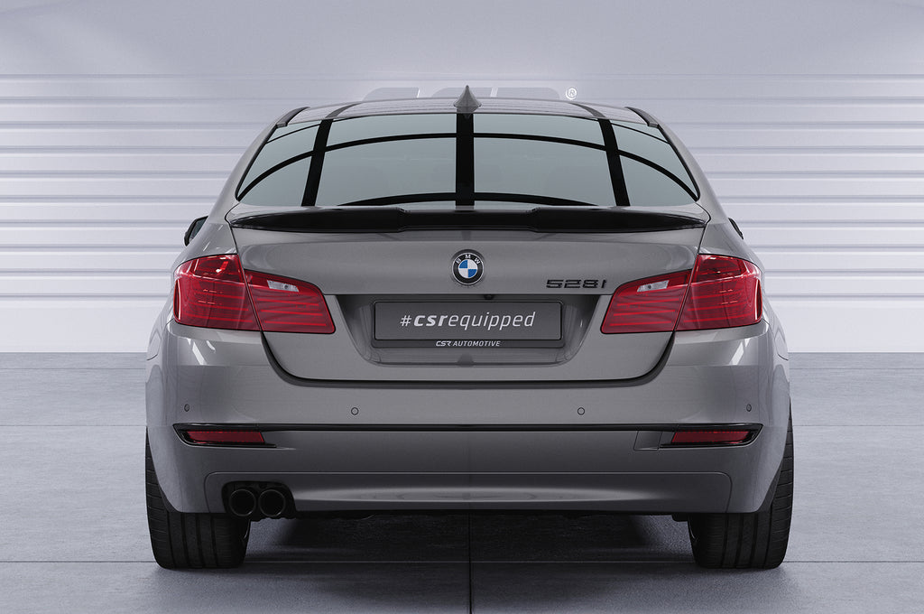 CSR Heckspoiler | Heckflügel mit ABE für BMW 5er F10 Limousine HF013-L Unlackiert roh (Lackierung erforderlich)
