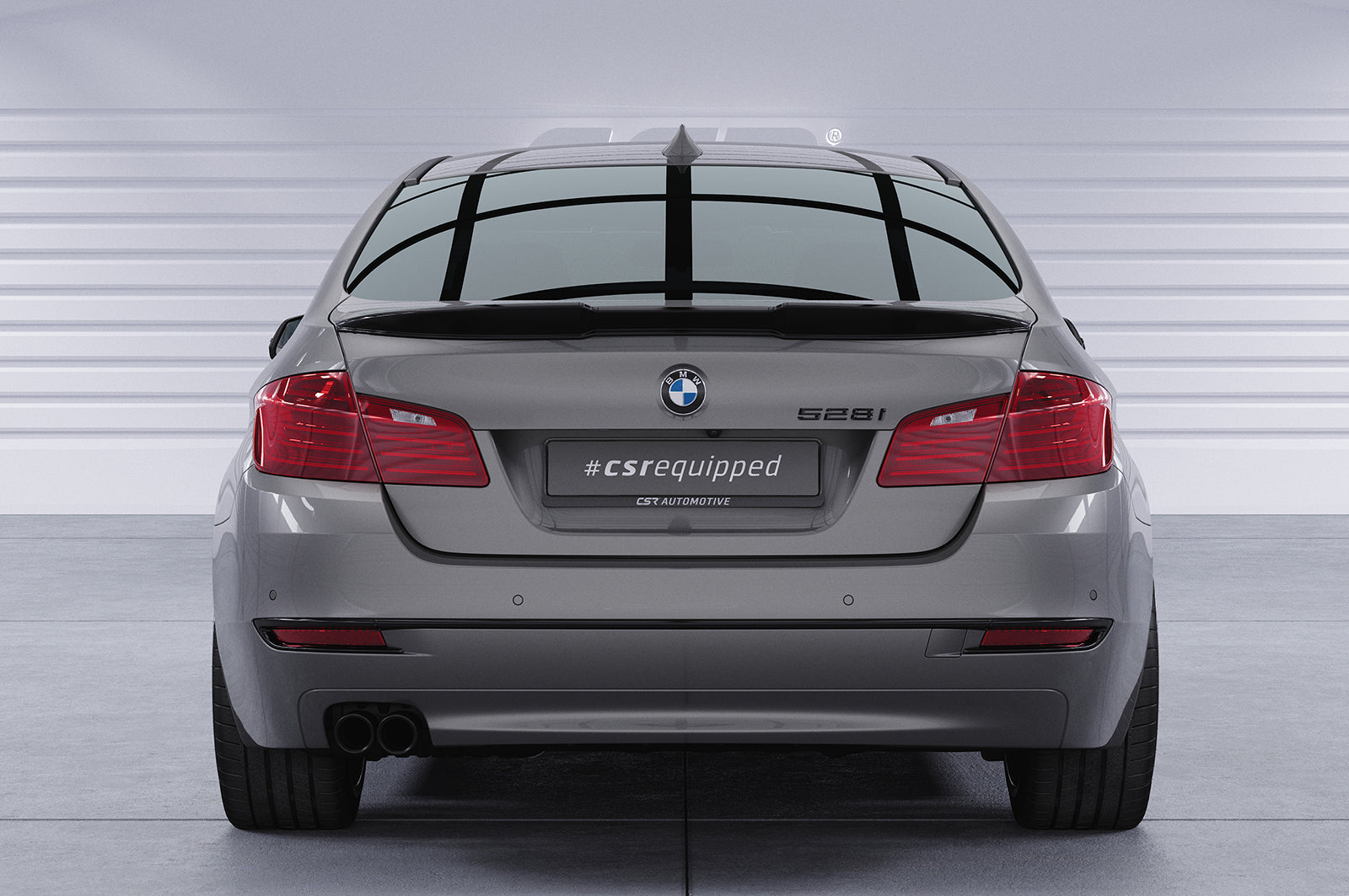 CSR Heckspoiler | Heckflügel mit ABE für BMW 5er F10 Limousine HF013-G Glossy schwarz Hochglanz (keine Lackierung erforderlich)