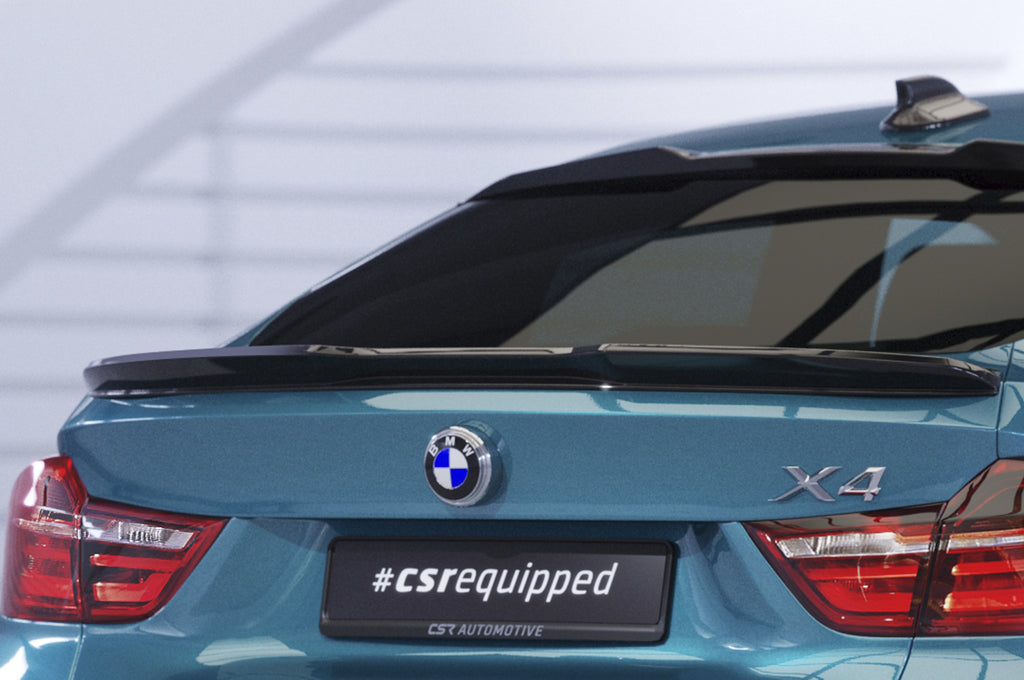 CSR Heckspoiler | Heckflügel mit ABE für BMW X4 (F26) HF014-L Unlackiert roh (Lackierung erforderlich)