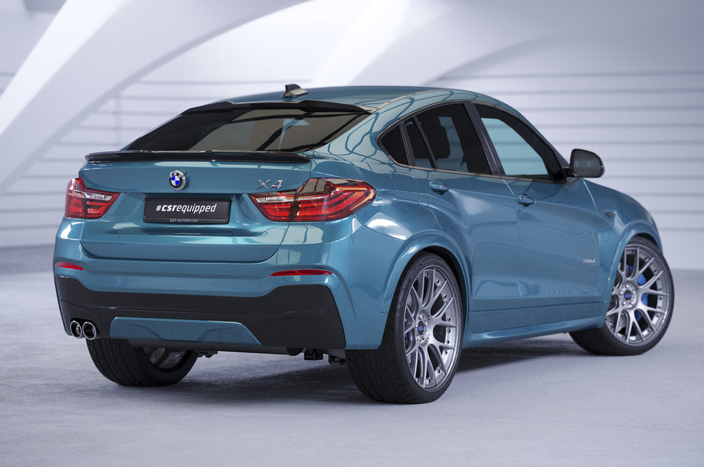CSR Heckspoiler | Heckflügel mit ABE für BMW X4 (F26) HF014-L Unlackiert roh (Lackierung erforderlich)