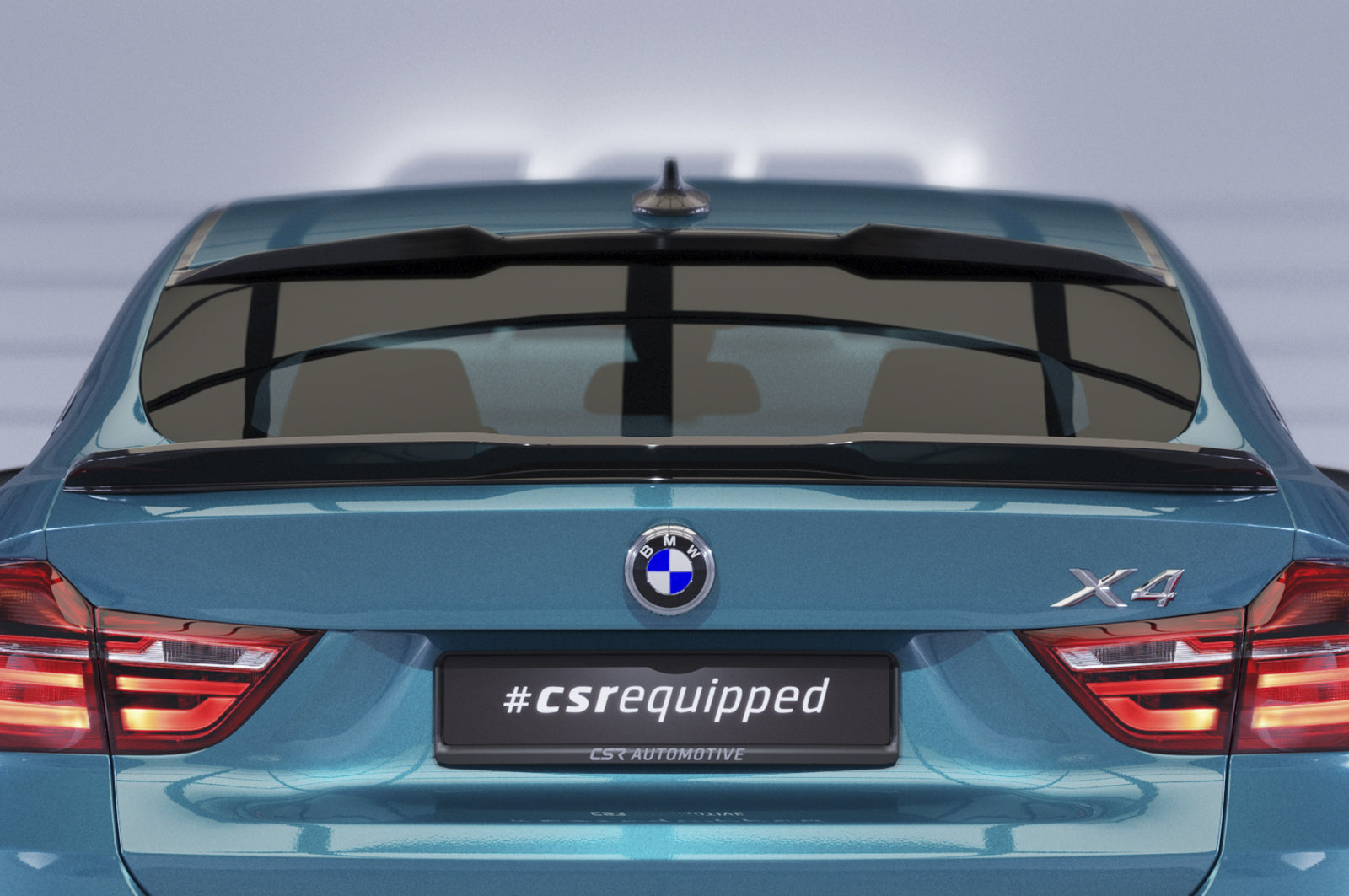 CSR Heckspoiler | Heckflügel mit ABE für BMW X4 (F26) HF014-L Unlackiert roh (Lackierung erforderlich)
