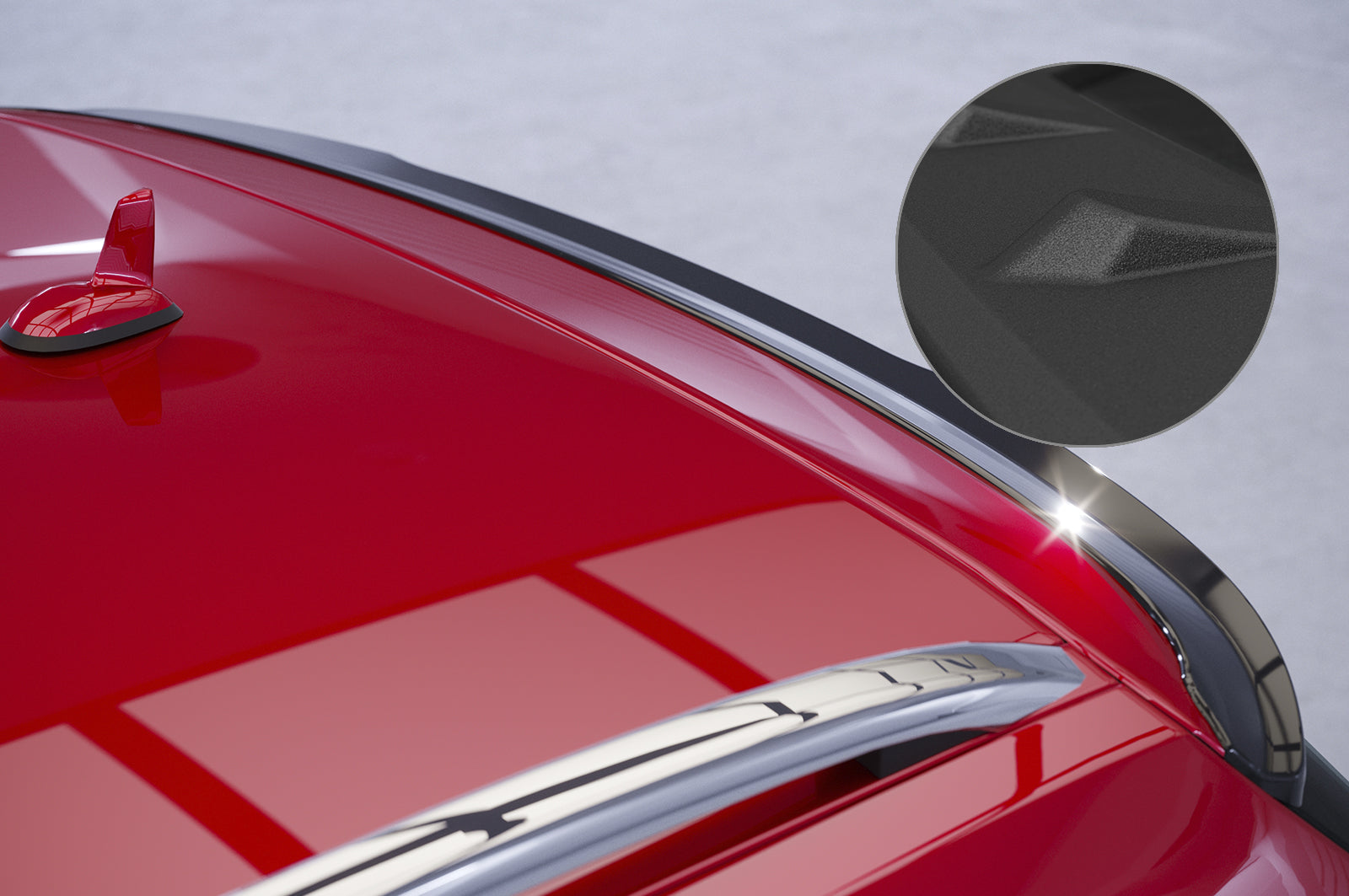CSR Heckspoiler | Heckflügel mit ABE für Mercedes-Benz E-Klasse S212 T-Modell HF016-S Strukturiert schwarz matt (keine Lackierung erforderlich)