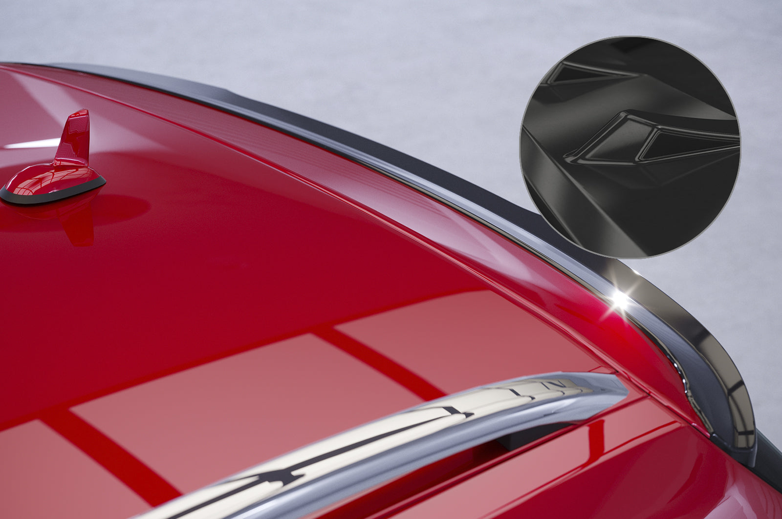 CSR Heckspoiler | Heckflügel mit ABE für Mercedes-Benz E-Klasse S212 T-Modell HF016-G Glossy schwarz Hochglanz (keine Lackierung erforderlich)