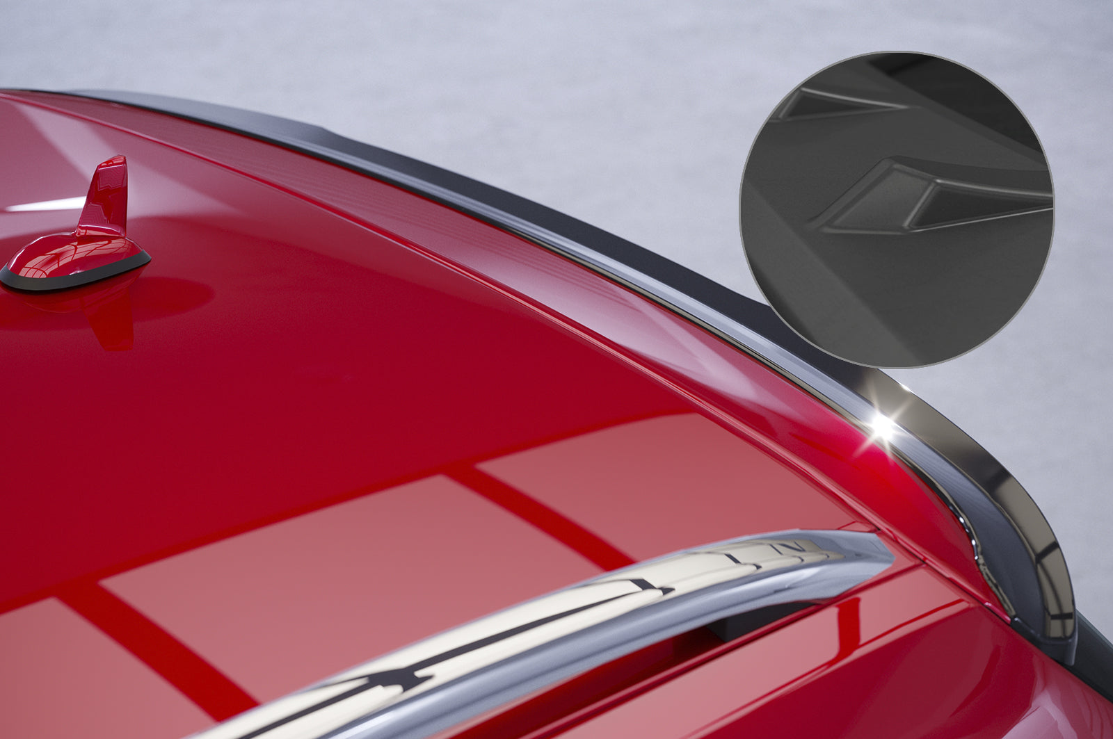 CSR Heckspoiler | Heckflügel mit ABE für Mercedes-Benz E-Klasse S212 T-Modell HF016-L Unlackiert roh (Lackierung erforderlich)