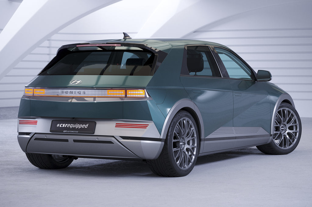 CSR Heckspoiler | Heckflügel mit ABE für Hyundai Ioniq 5 HF018-S Strukturiert schwarz matt (keine Lackierung erforderlich)