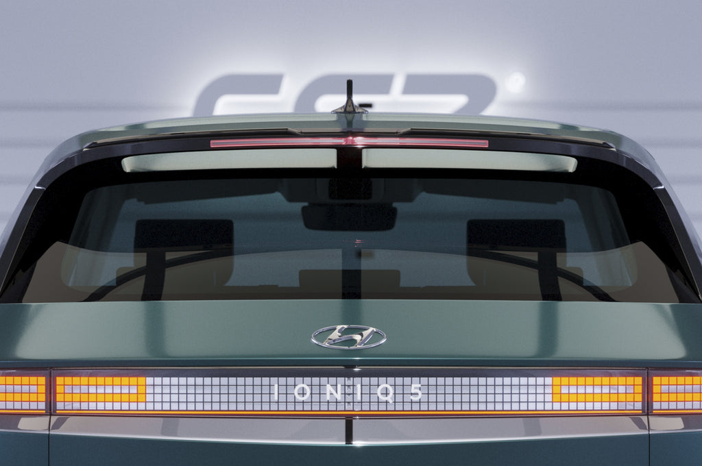 CSR Heckspoiler | Heckflügel mit ABE für Hyundai Ioniq 5 HF018-L Unlackiert roh (Lackierung erforderlich)