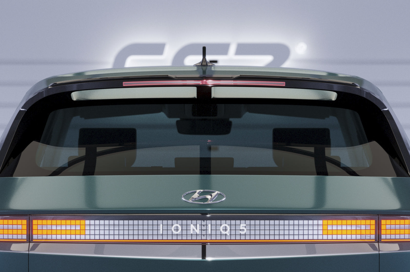 CSR Heckspoiler | Heckflügel mit ABE für Hyundai Ioniq 5 HF018-L Unlackiert roh (Lackierung erforderlich)