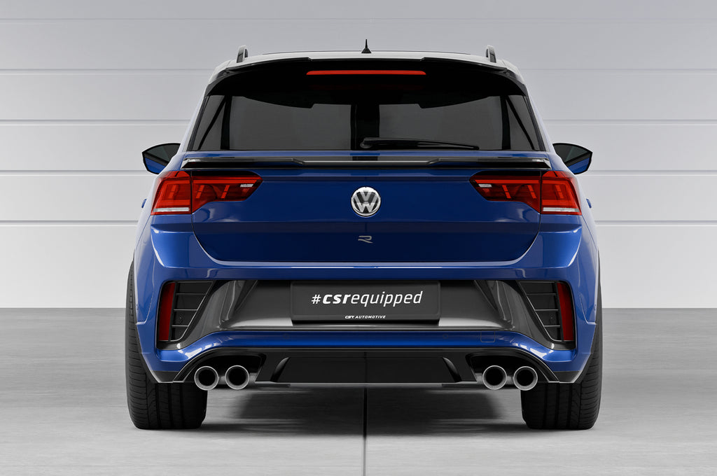 CSR Heckspoiler | Heckflügel mit ABE für VW T-Roc (Typ A1) HF020-S Strukturiert schwarz matt (keine Lackierung erforderlich)