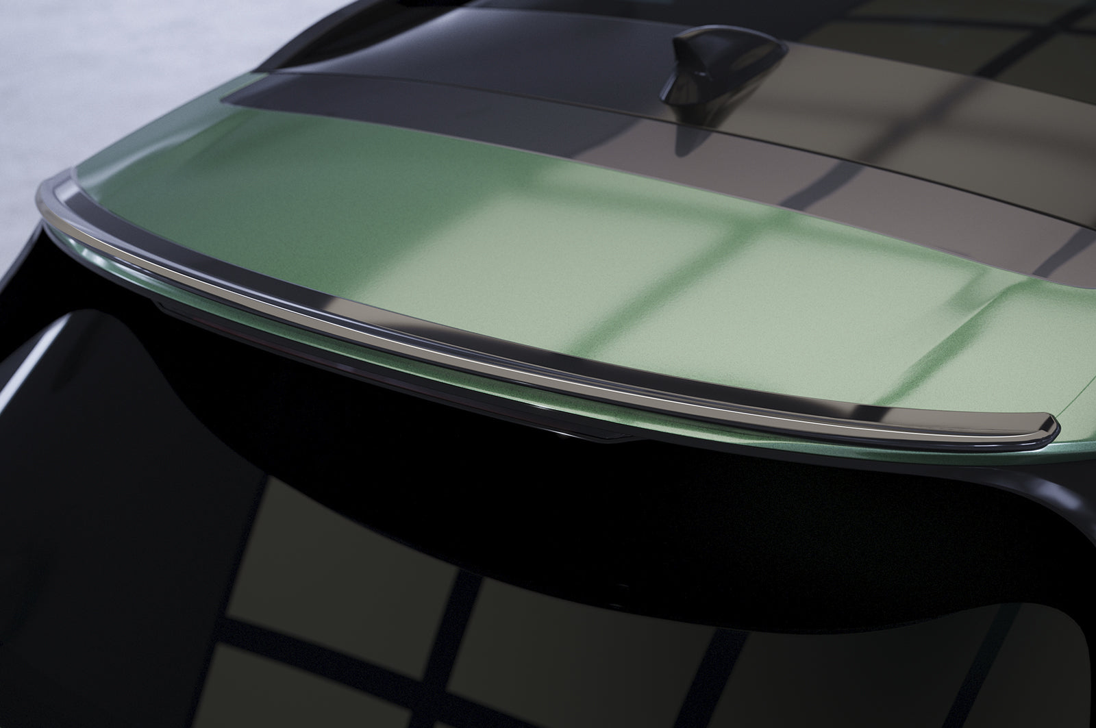 CSR Heckspoiler | Heckflügel mit ABE für Kia Sportage (NQ5) HF023-C Carbon Look Hochglanz (keine Lackierung erforderlich)