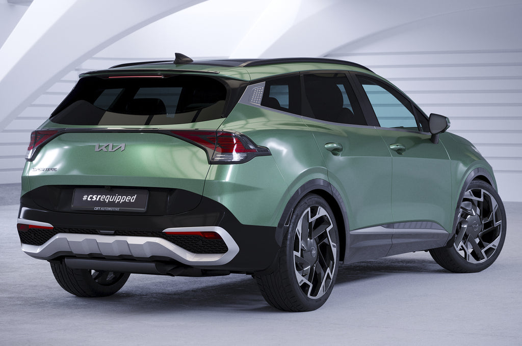 CSR Heckspoiler | Heckflügel mit ABE für Kia Sportage (NQ5) HF023-C Carbon Look Hochglanz (keine Lackierung erforderlich)