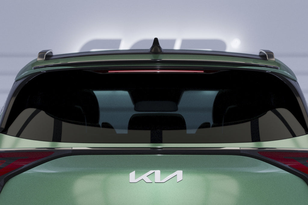 CSR Heckspoiler | Heckflügel mit ABE für Kia Sportage (NQ5) HF023-C Carbon Look Hochglanz (keine Lackierung erforderlich)