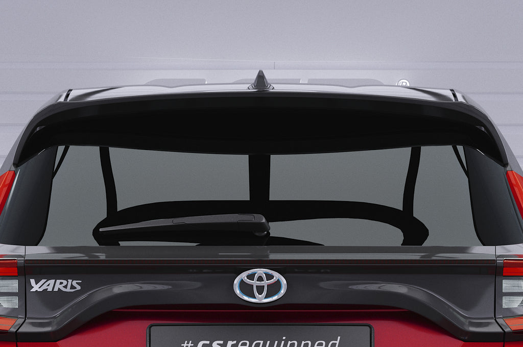 CSR Heckspoiler | Heckflügel mit ABE für Toyota Yaris 4 / Mazda 2 (XP21) HF025-L Unlackiert roh (Lackierung erforderlich)