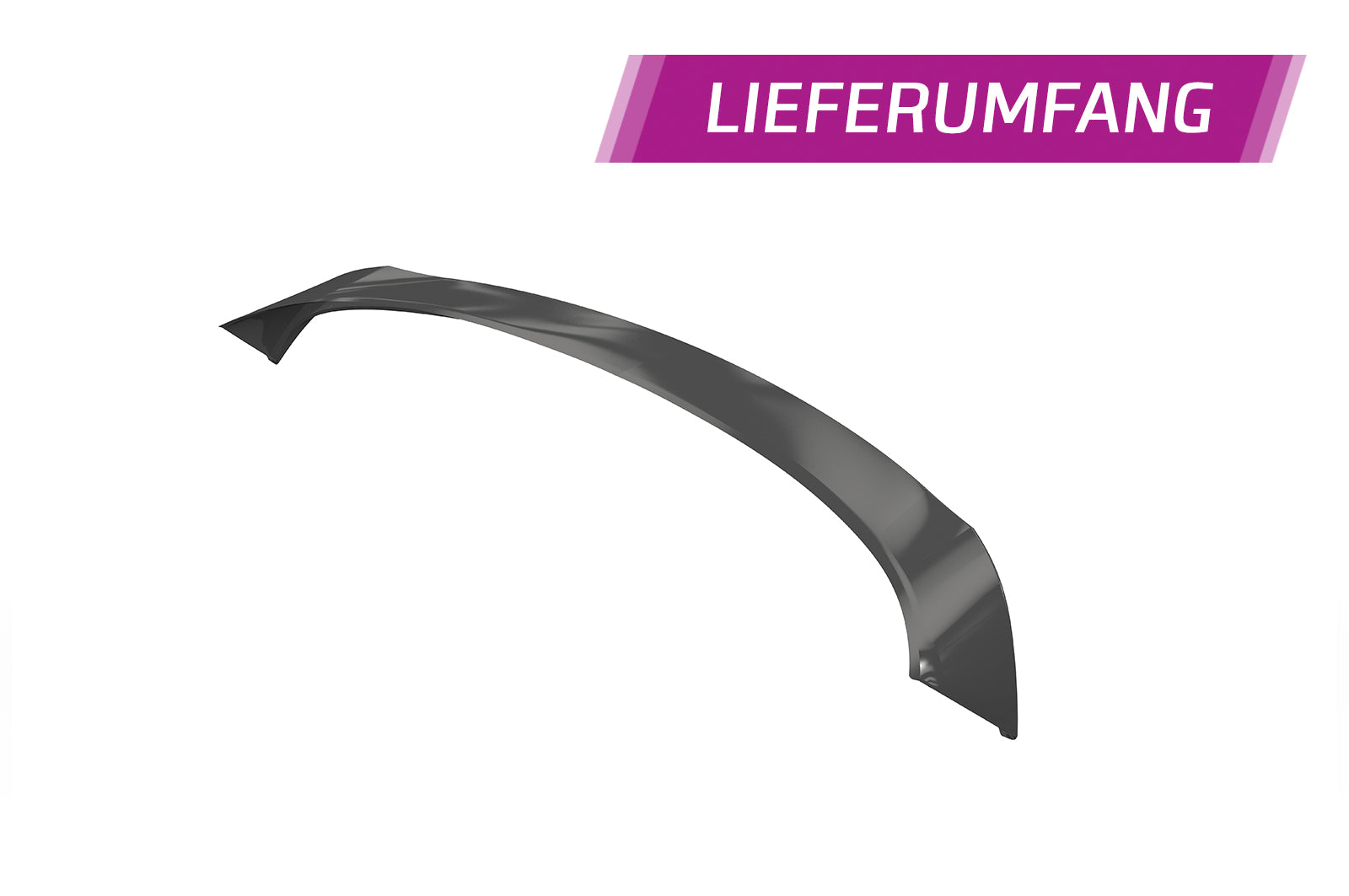 CSR Heckspoiler | Heckflügel mit ABE für Toyota Yaris 4 / Mazda 2 (XP21) HF025-L Unlackiert roh (Lackierung erforderlich)