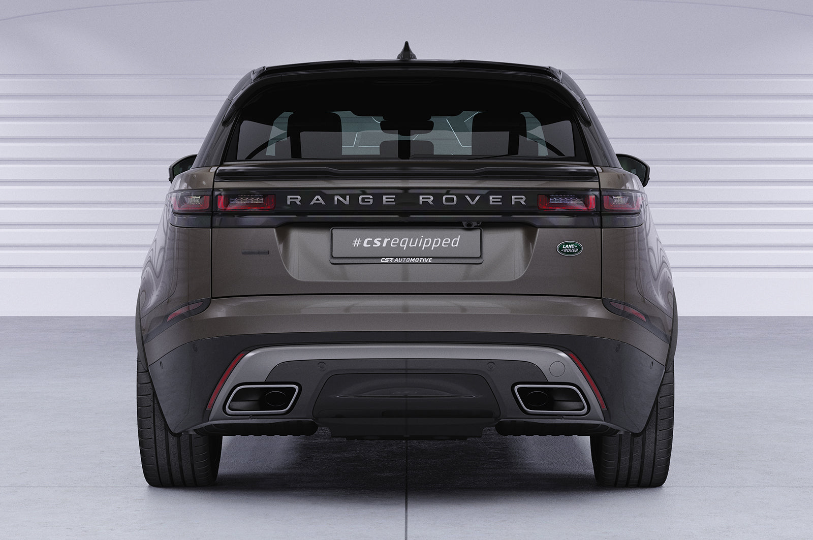 CSR Heckspoiler | Heckflügel mit ABE für Land Rover Range Rover Velar HF032-L Unlackiert roh (Lackierung erforderlich)