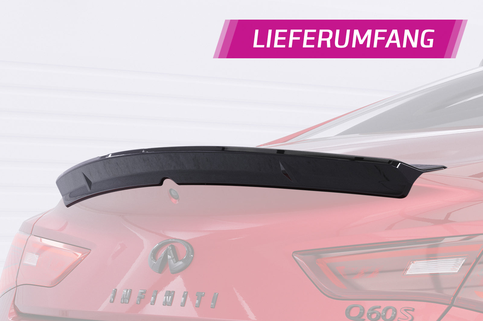 CSR Heckspoiler | Heckflügel mit ABE für Infiniti Q60 HF036
