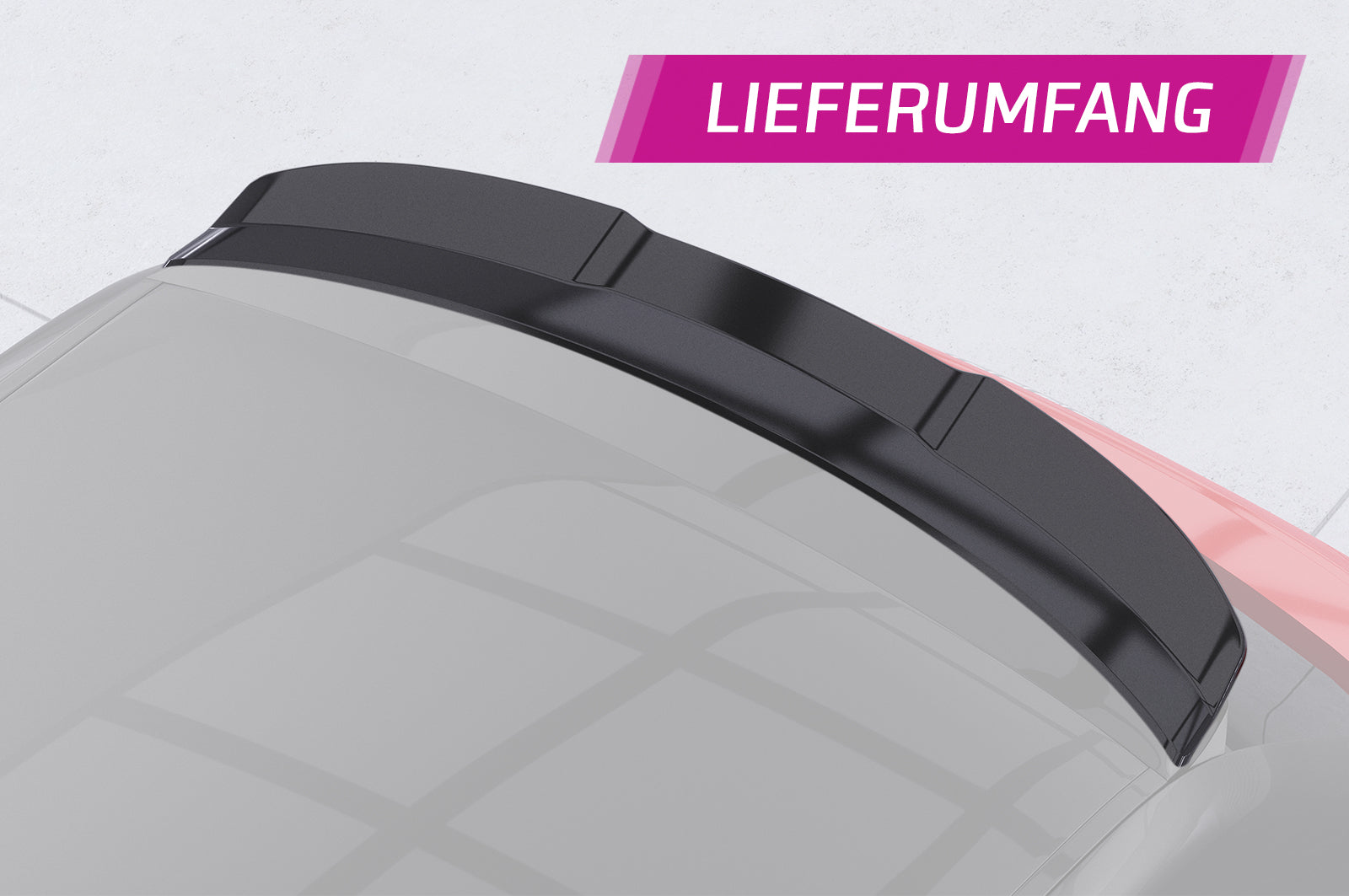 CSR Heckspoiler | Heckflügel mit ABE für Audi A1 (8X) S-Line HF039-S Strukturiert schwarz matt (keine Lackierung erforderlich)