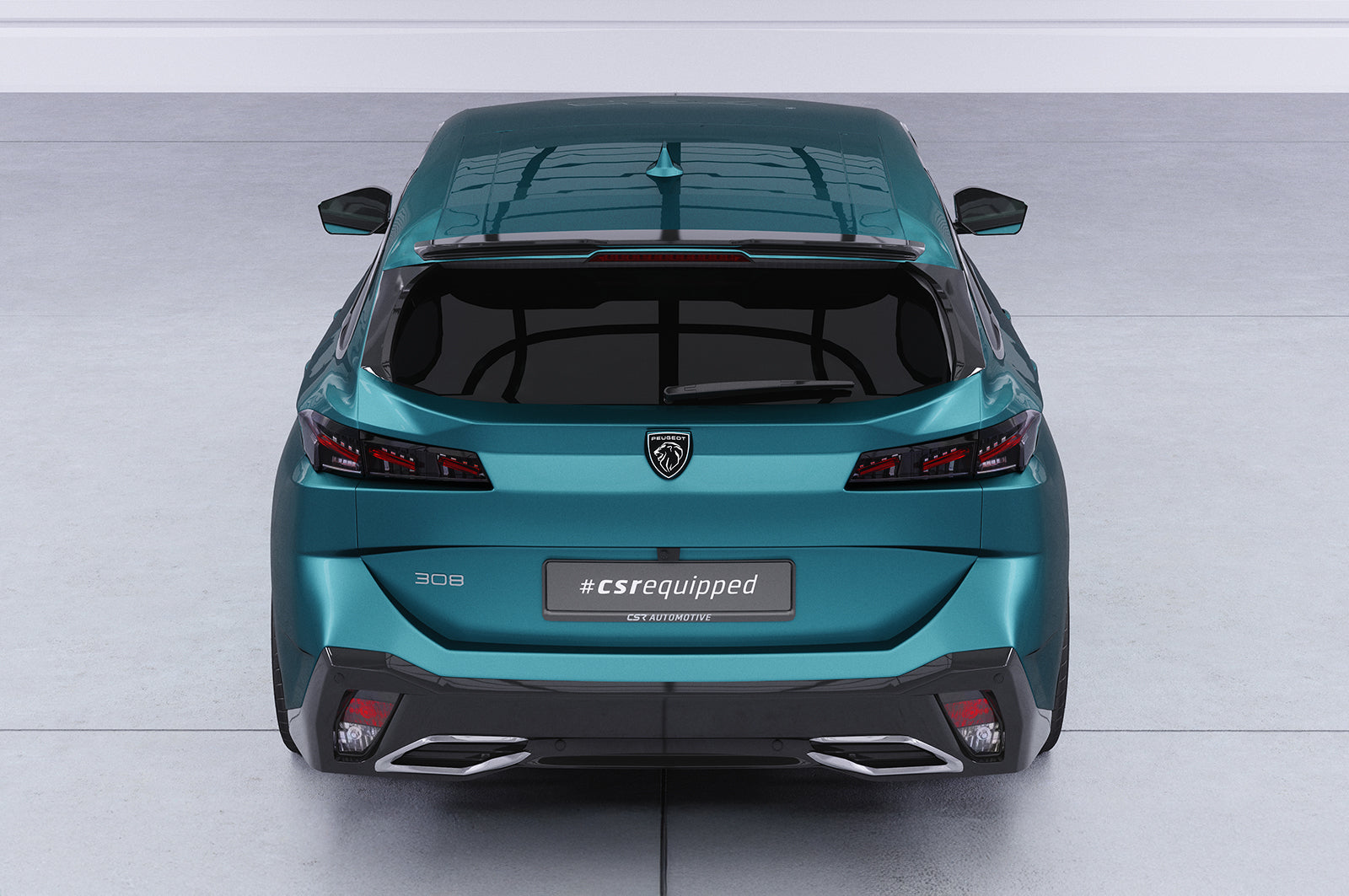 CSR Heckspoiler | Heckflügel mit ABE für Peugeot 308 (P51) SW HF040