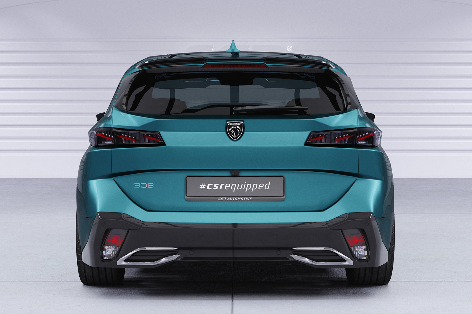 CSR Heckspoiler | Heckflügel mit ABE für Peugeot 308 (P51) SW HF040