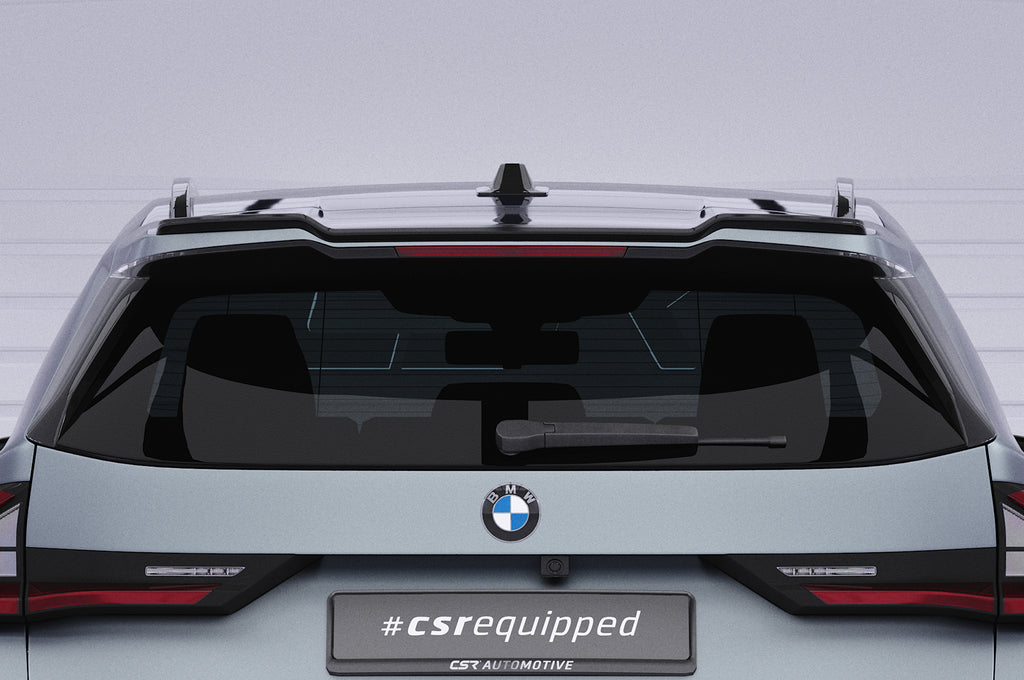 CSR Heckspoiler | Heckflügel mit ABE für BMW X1 / iX1 U11 HF044-C Carbon Look Hochglanz (keine Lackierung erforderlich)