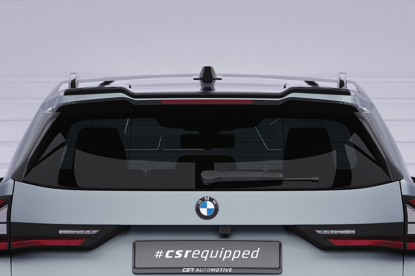 CSR Heckspoiler | Heckflügel mit ABE für BMW X1 / iX1 U11 HF044-C Carbon Look Hochglanz (keine Lackierung erforderlich)