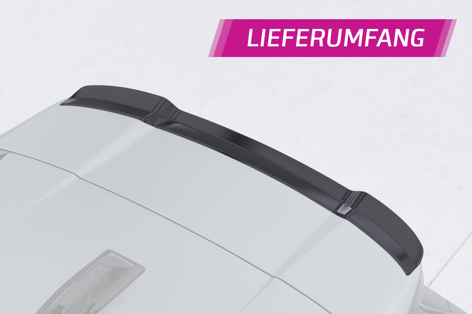 CSR Heckspoiler | Heckflügel mit ABE für BMW X1 / iX1 U11 HF044-L Unlackiert roh (Lackierung erforderlich)